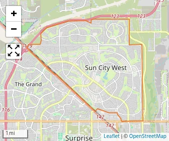 Area schools map